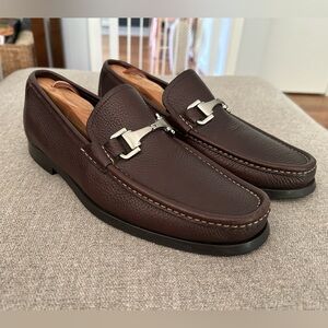 Allen Edmonds Dark Brown Firenze Italian Loafers Mens 8 D